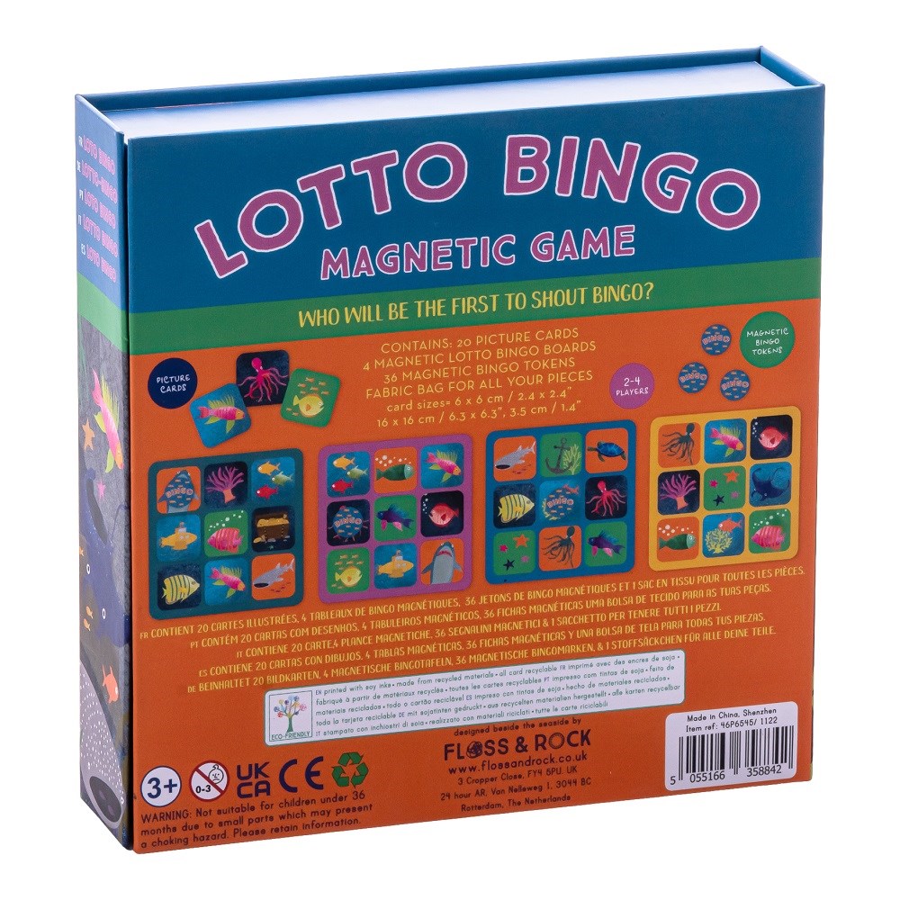 Floss Rock Mıknatıslı Bingo Şans Oyunu - Deep Sea 