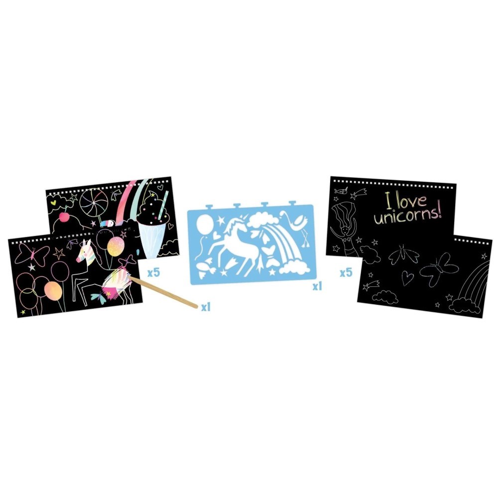 Floss Rock Scratch and Play Aktivite Kitabı Fantasy 