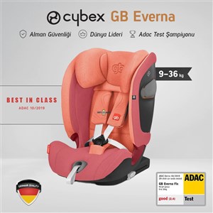 GB Everna Fix 9-36 kg İsofixli Oto Koltuğu Rose Red