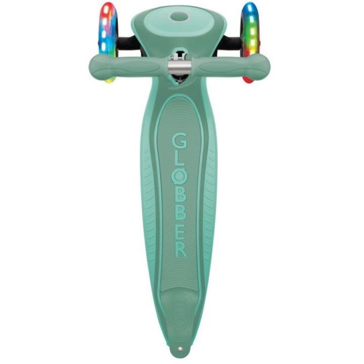 Globber Primo Plus Katlanabilir Işıklı Scooter - Mint Yeşili 