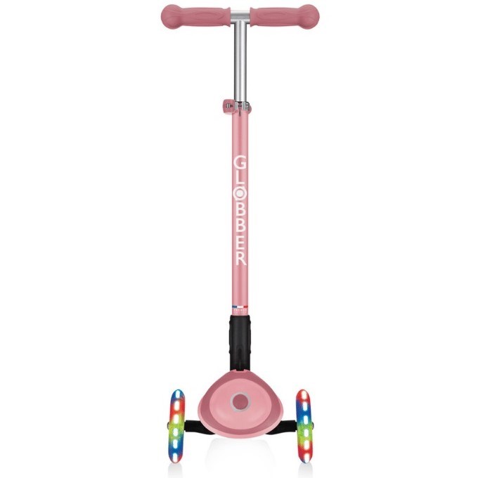 Globber Primo Plus Katlanabilir Işıklı Scooter - Pastel Pembe 