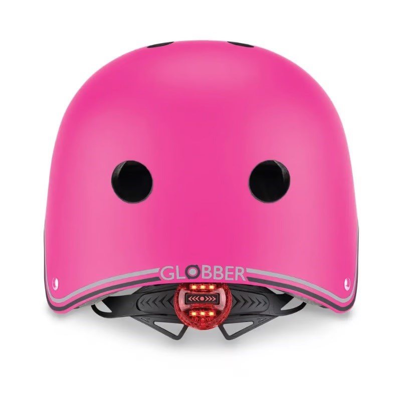 Globber Çocuk Işıklı Kask - Pembe 