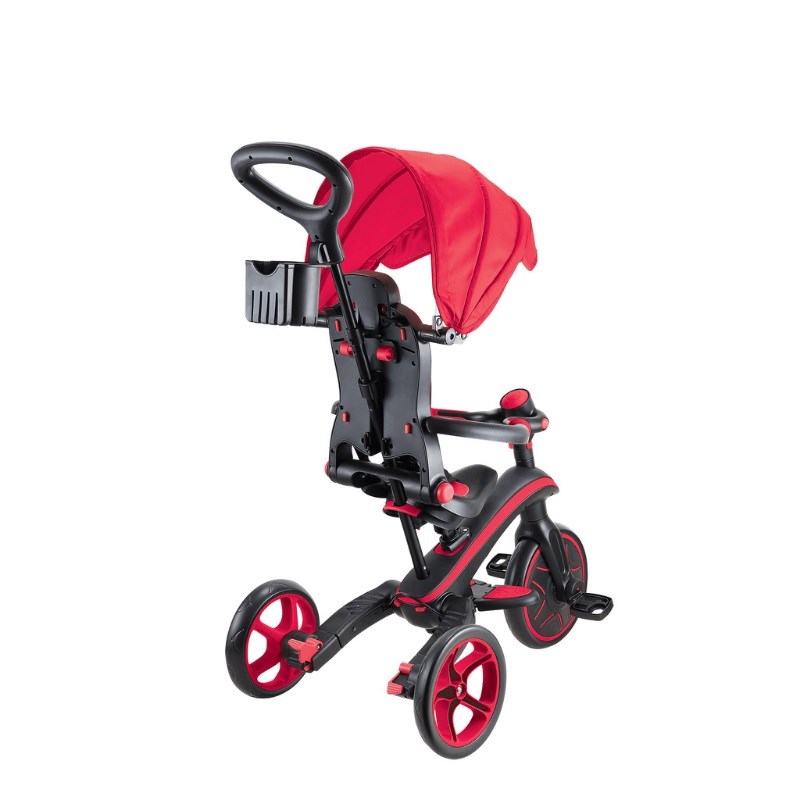 Globber Explorer 4 in1 Katlanabilir Bisiklet - Kırmızı 