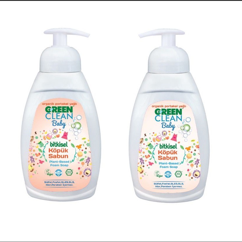 U Green Clean Bebek Köpük Sabun 450 ml 