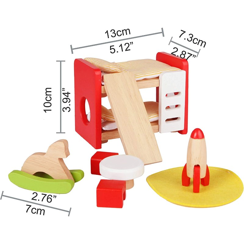 Hape 4 Mevsim Mobilyalı Oyuncak Ev 