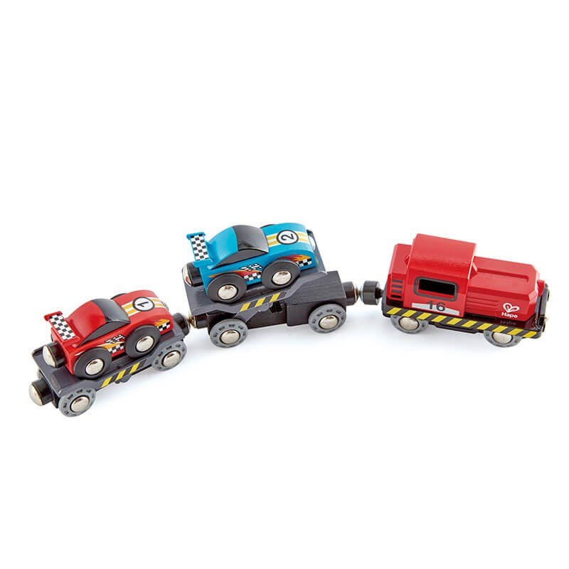 Hape Oyuncak Yarış Arabası Taşıma Treni 