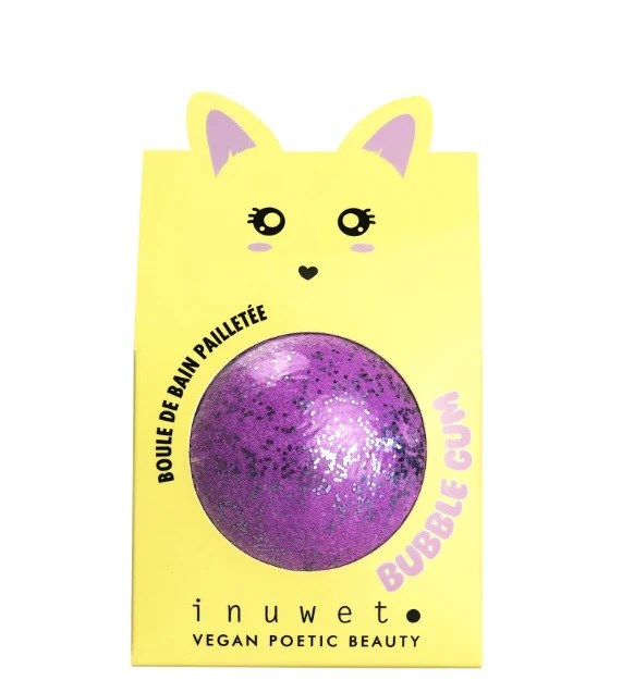 Inuwet Glitter Mor Banyo Bombası