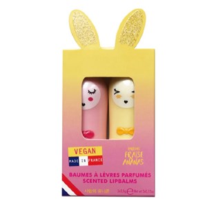 Inuwet Dudak Koruyucu Lip Balm Houx Ananas Fraise 2'li Set