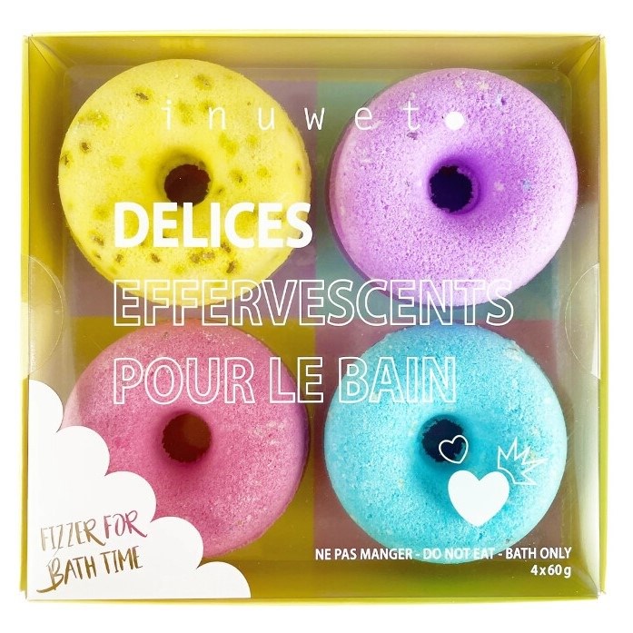 Inuwet 4'lü Donut Banyo Sabunu Seti 