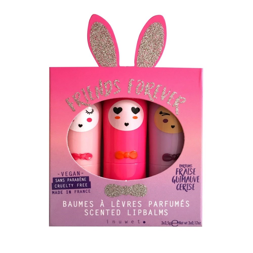 Inuwet Dudak Koruyucu Lip Balm Coffret Glitte 3'lü Set 
