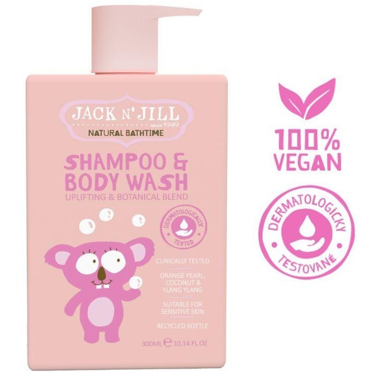 Jack N´ Jill Doğal Vücut ve Saç Şampuanı 300 ml Orjinal