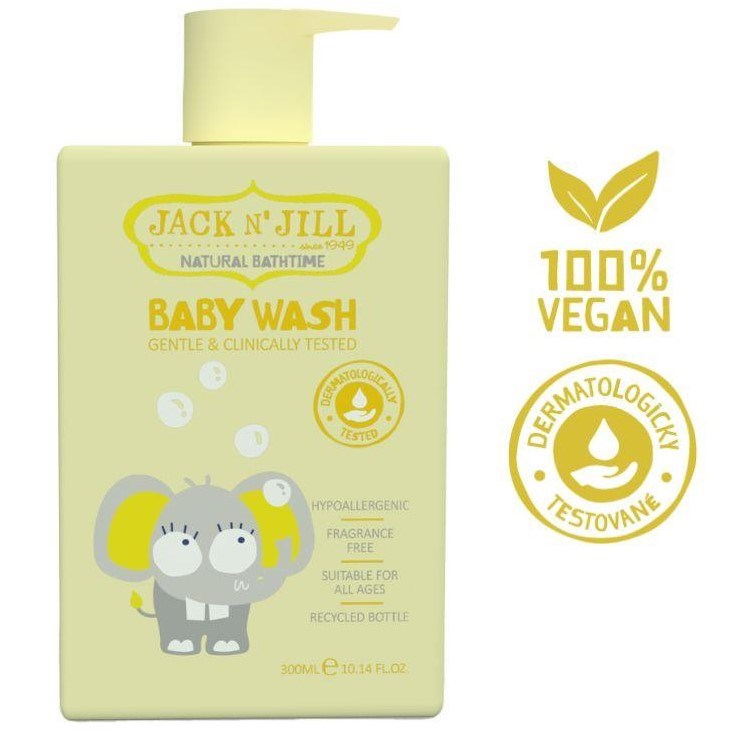 Jack N´ Jill Bebek İçin Doğal Vücut ve Saç Şampuanı 300 ml Orjinal
