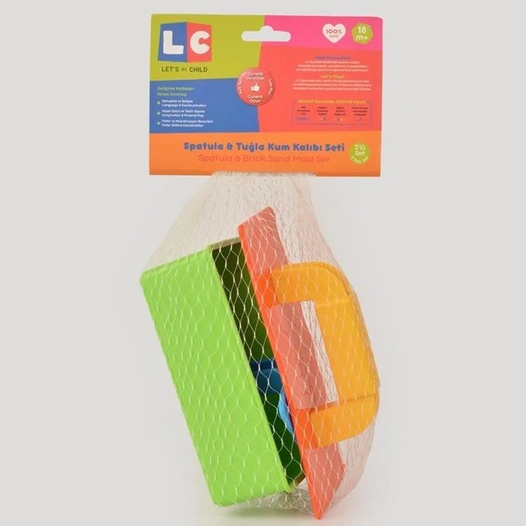 Let's Be Child Spatula ve Tuğla Kum Kalıbı 