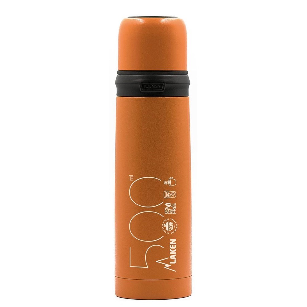 Laken 18/8 Çelik Baverages Termos 0.50 L Turuncu 