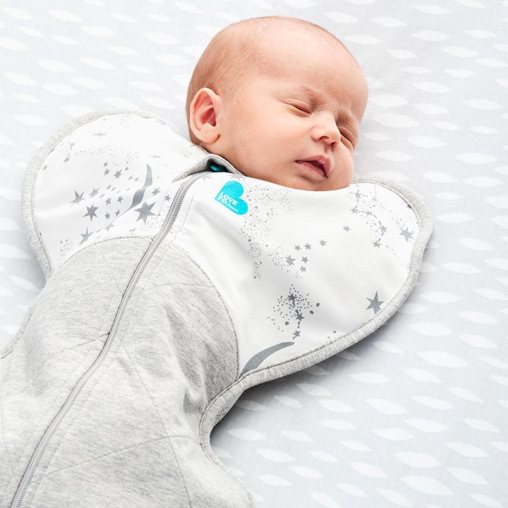 Love To Dream Swaddle Up 2.5 Tog Wit Gri Bebekhouse da