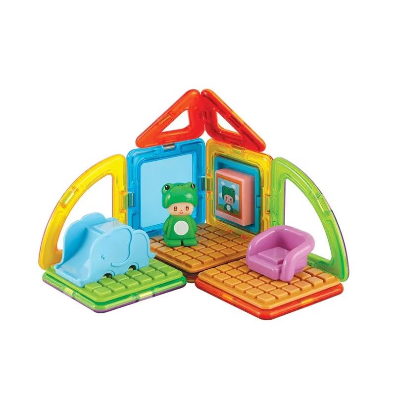Magformers Mıknatıslı Cube HouseSet - Frog - 20 Parça 
