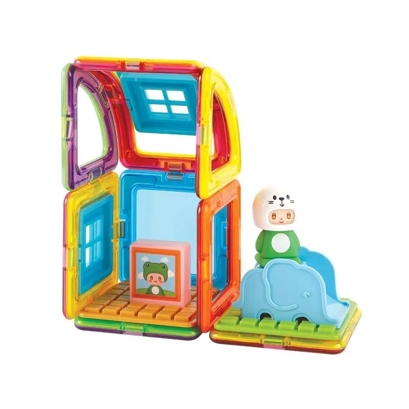 Magformers Mıknatıslı Cube HouseSet - Frog - 20 Parça 