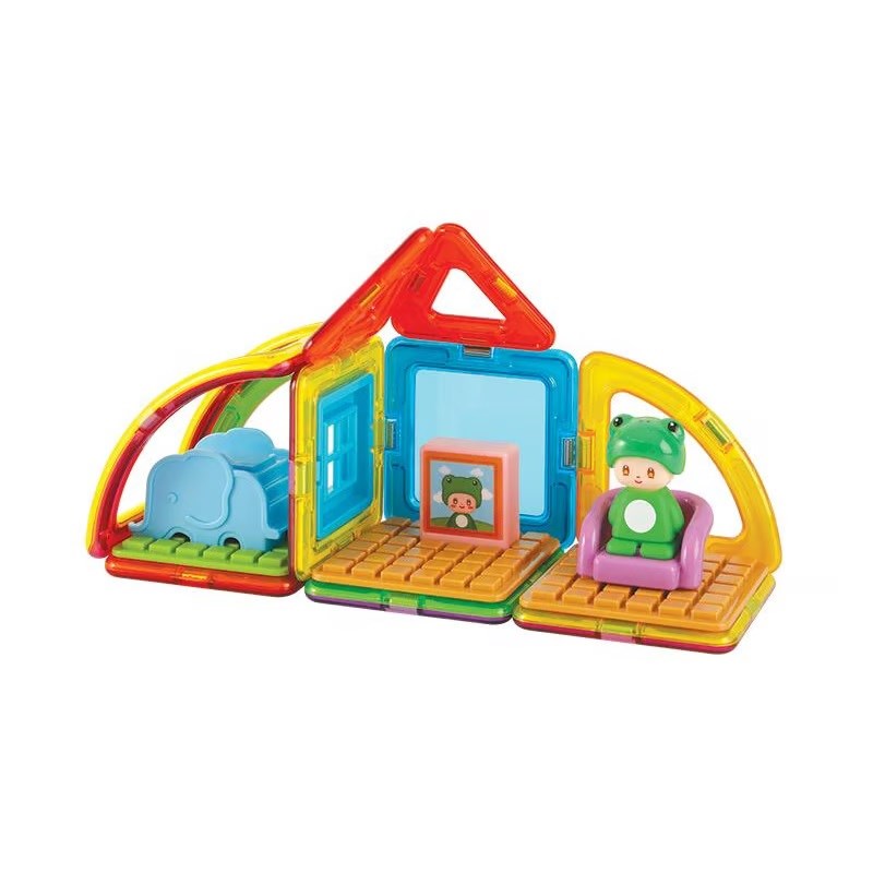 Magformers Mıknatıslı Cube HouseSet - Frog - 20 Parça 