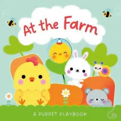 1 Book 1 Glove 5 Puppets: At the Farm Eğitici Kitap 