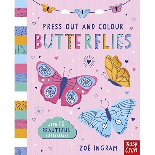 Press Out and Colour: Butterflies Eğitici Kitap 