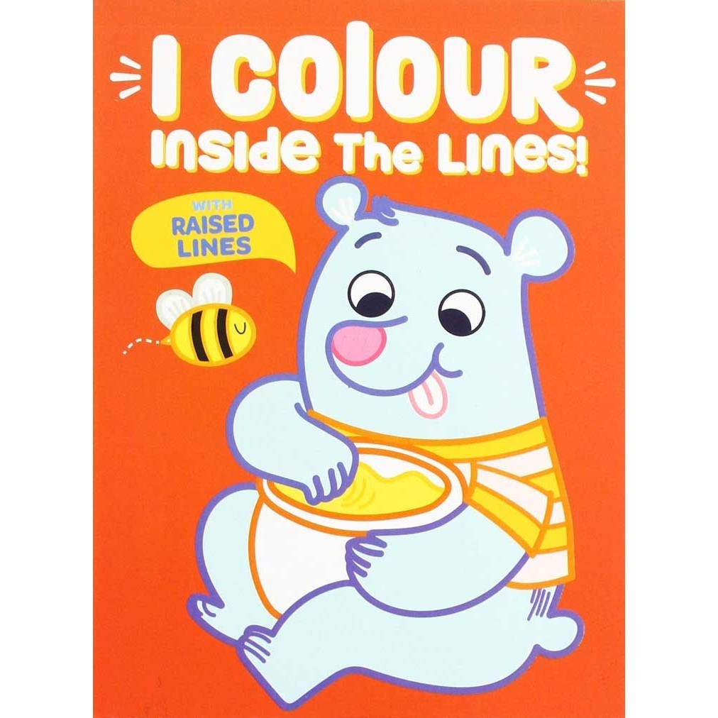 I Colour Inside the Lines: Bear Eğitici Kitap 
