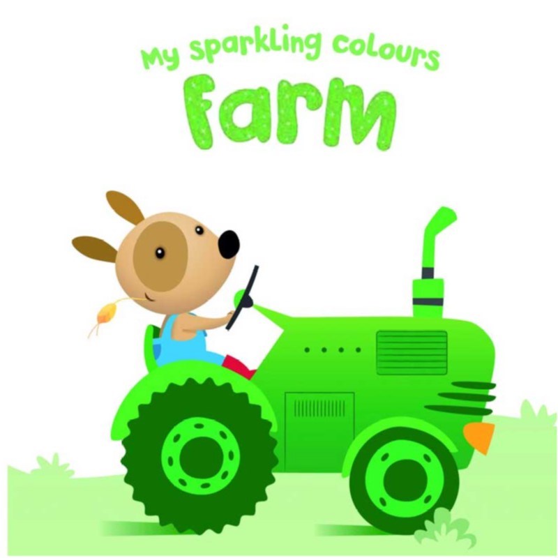 Sparkling Colours: Farm (Green) Eğitici Kitap 