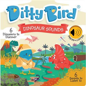 Ditty Bird:Dinosaur Sounds Eğitici Kitap