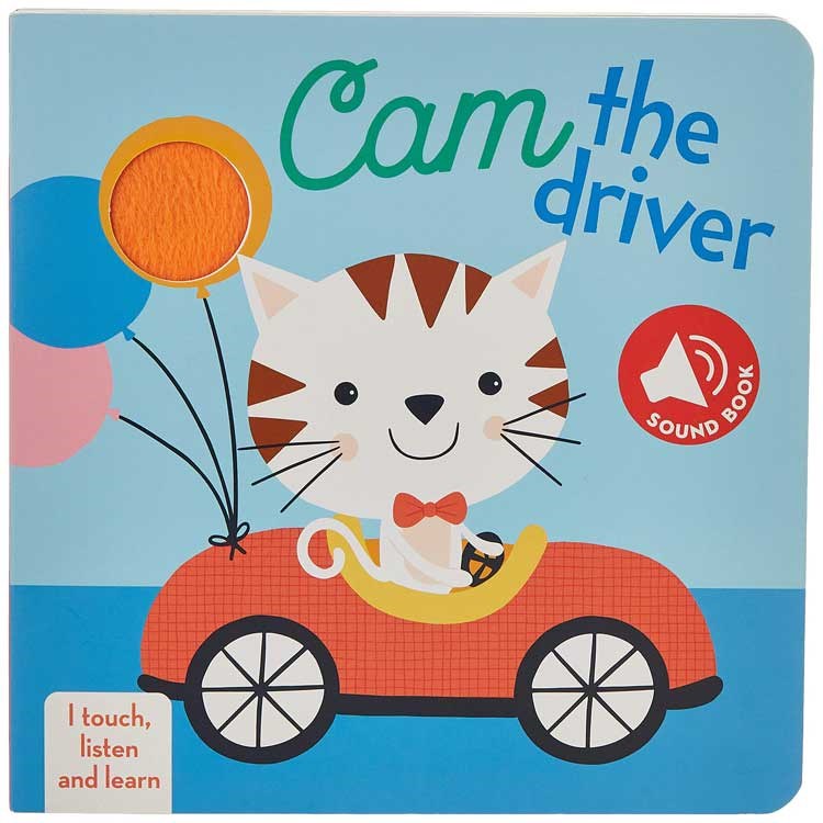 I Touch, Listen and Learn: Cam the Driver Eğitici Kitap 