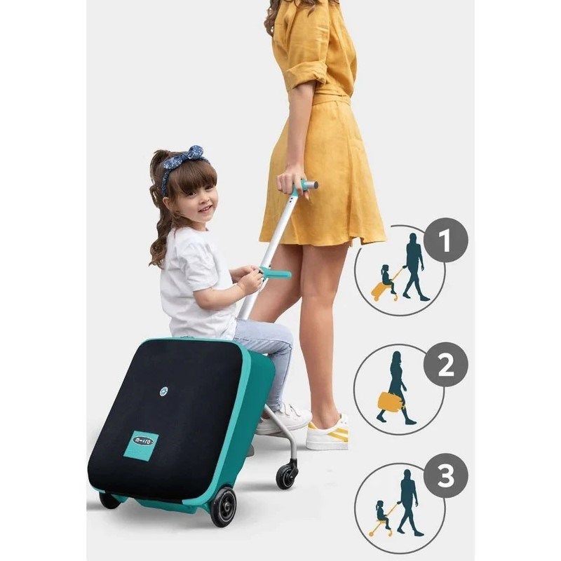 Micro Ride On Luggage Eazy Scooter Bagaj Çanta Forest Green 