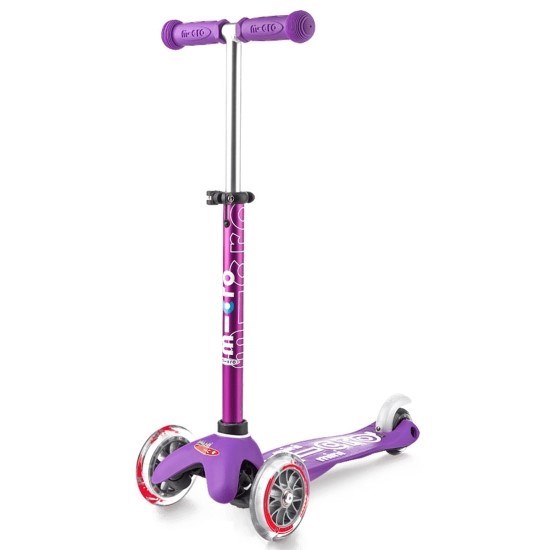 Micro Mini Micro Deluxe 3 Tekerlekli Scooter Mor 