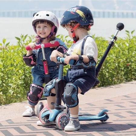 Micro Mini Micro 3in1 Deluxe 3 Tekerlekli Scooter Aqua 