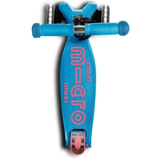 Micro Maxi Micro Deluxe LED 3 Tekerlekli Scooter Aqua 