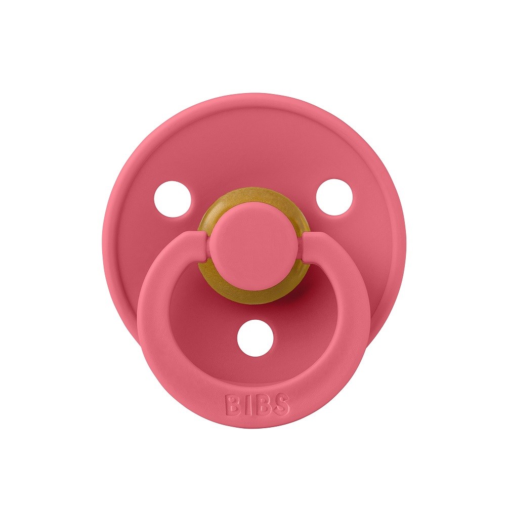 Bibs Colour Anatomik Damaklı Emzik Coral 6+ Ay Pembe
