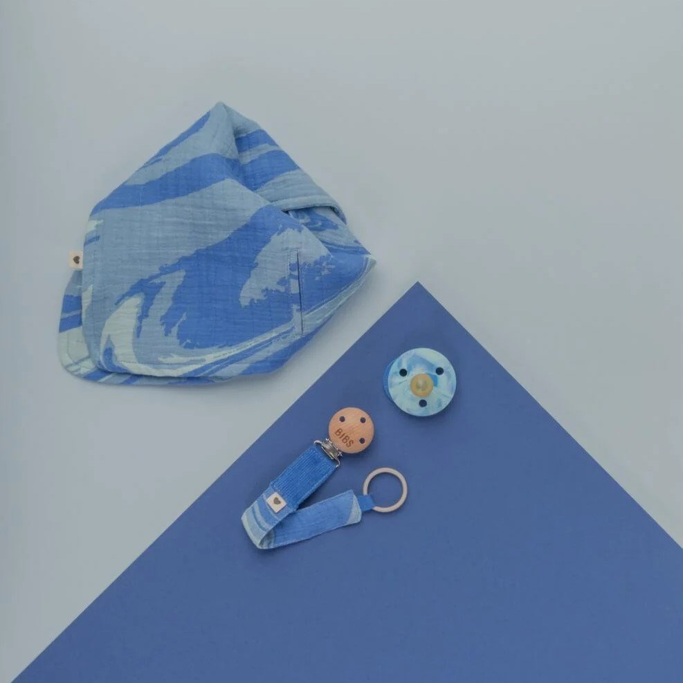 Bibs Bandana Bib Tie Dye Ocean 