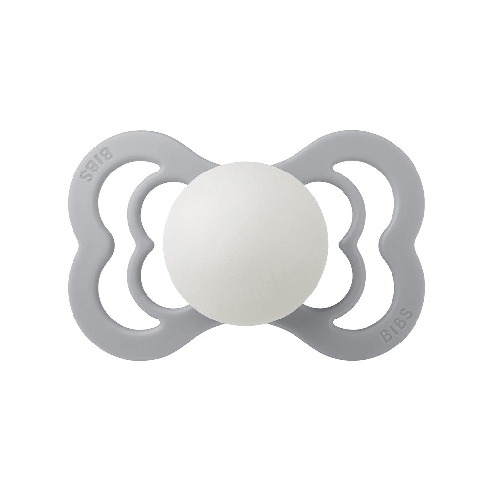 Bibs Supreme Silikon Emzik Cloud Glow 0-6 Ay Mavi