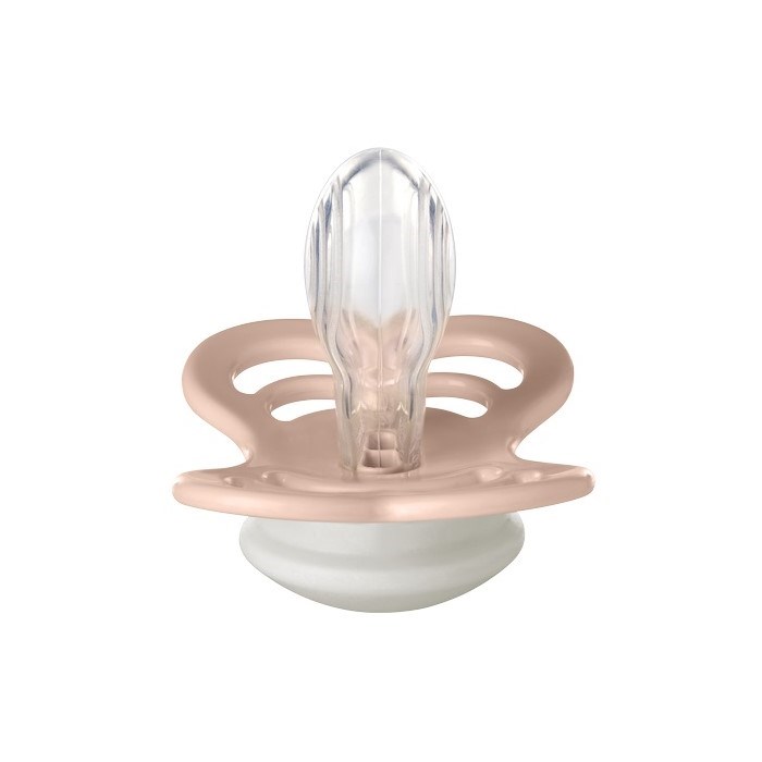 Bibs Supreme Silikon Emzik Blush Glow 6+Ay Pembe