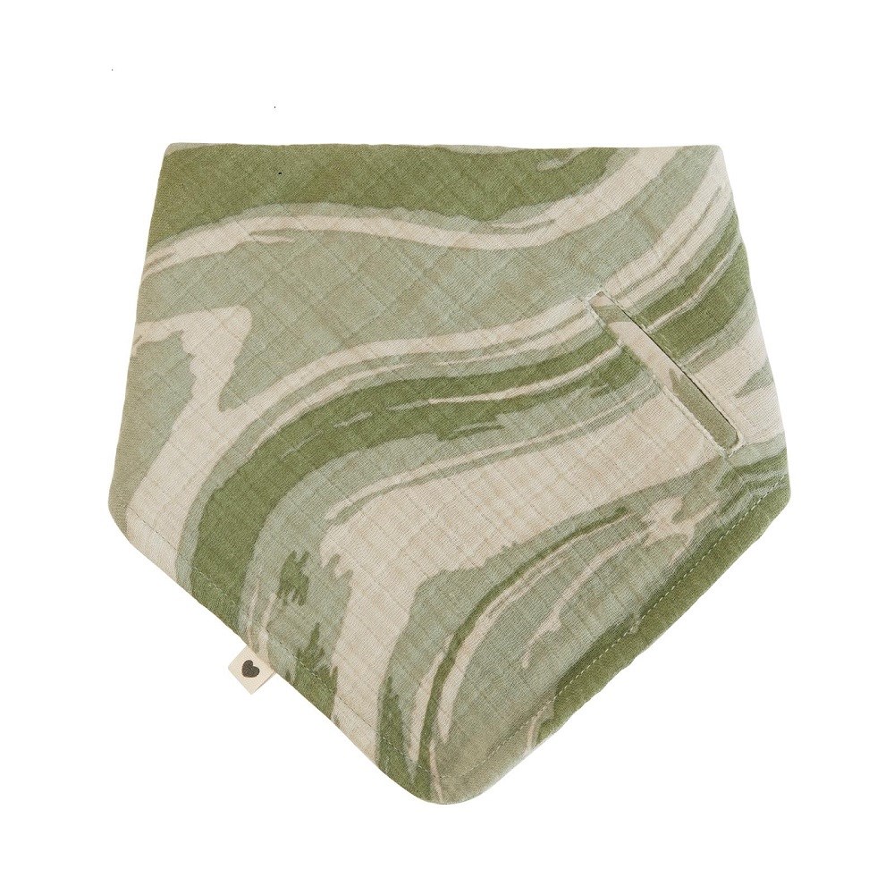 Bibs Tie Dye Camo Bandana Bib Green