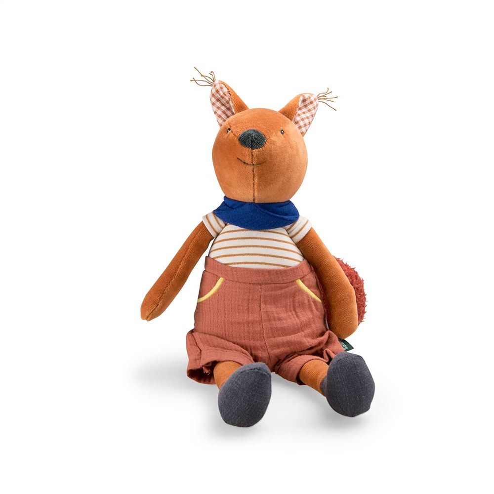 Moulin Roty Müzikli Peluş Oyuncak - Sincap 