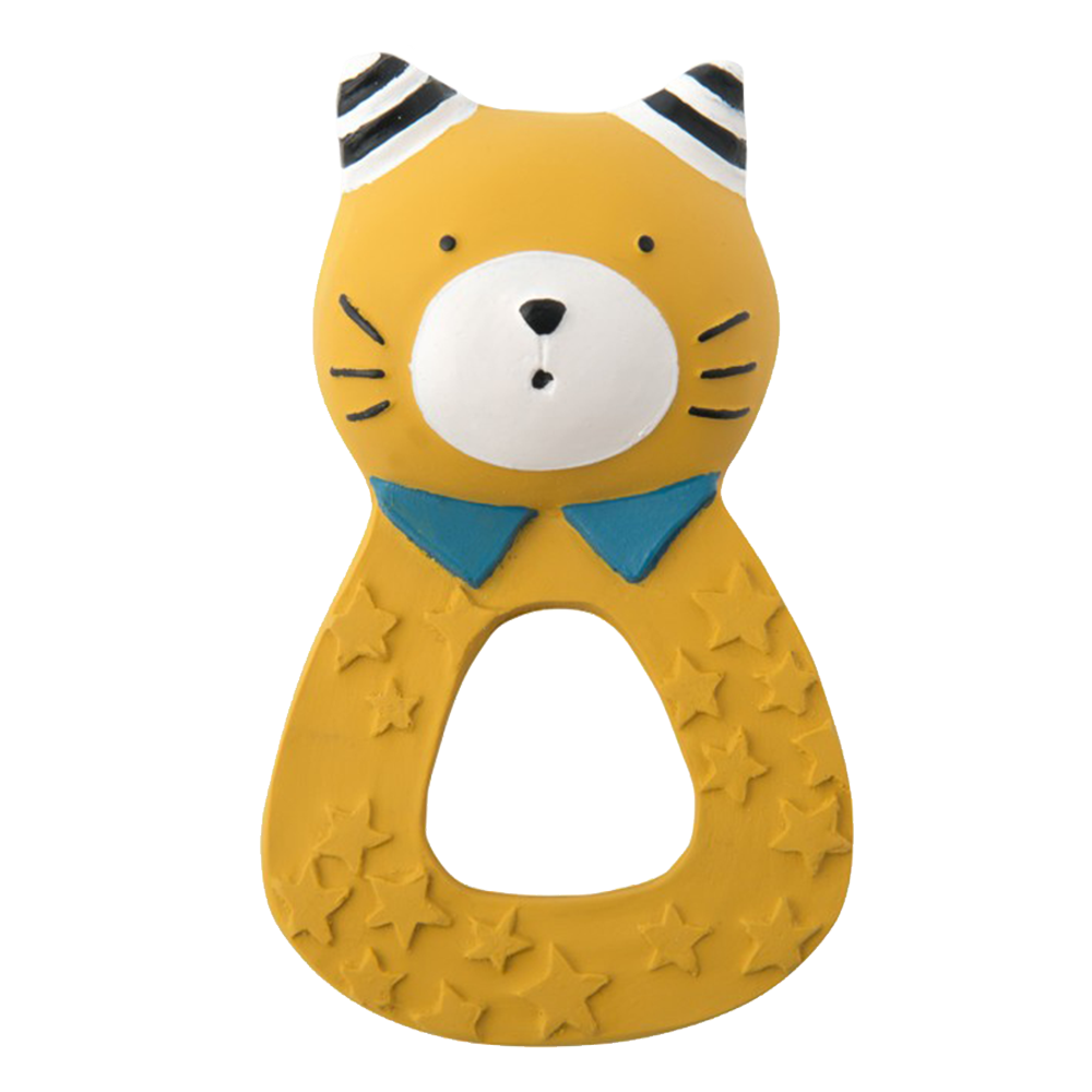 Moulin Roty Diş Kaşıma Oyuncağı - Sarı Kedi 