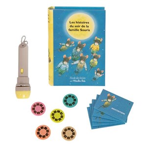 Moulin Roty Projeksiyonlu Hikaye Kitabı - Souris Ailesi