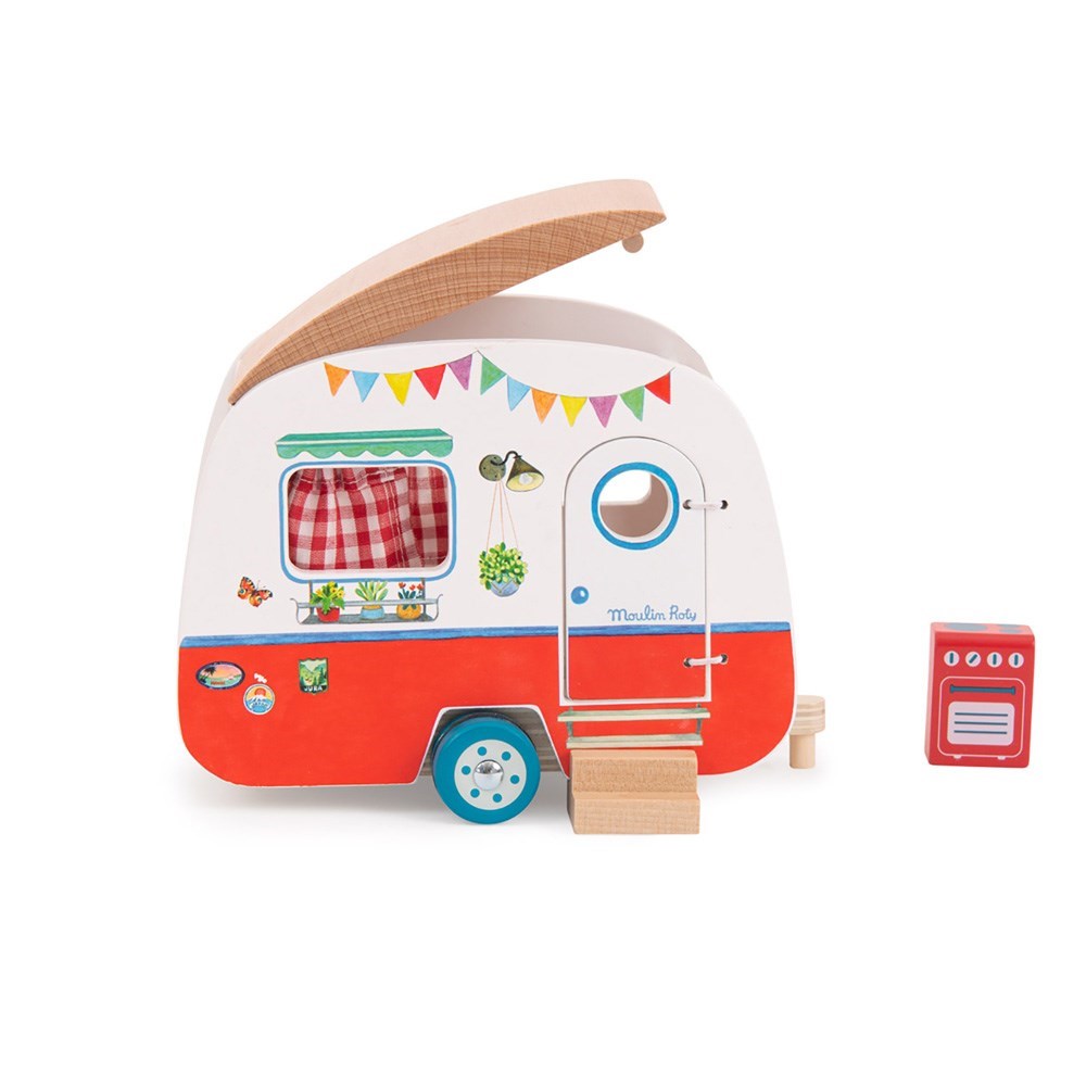 Moulin Roty Ahşap Oyuncak - Karavan 