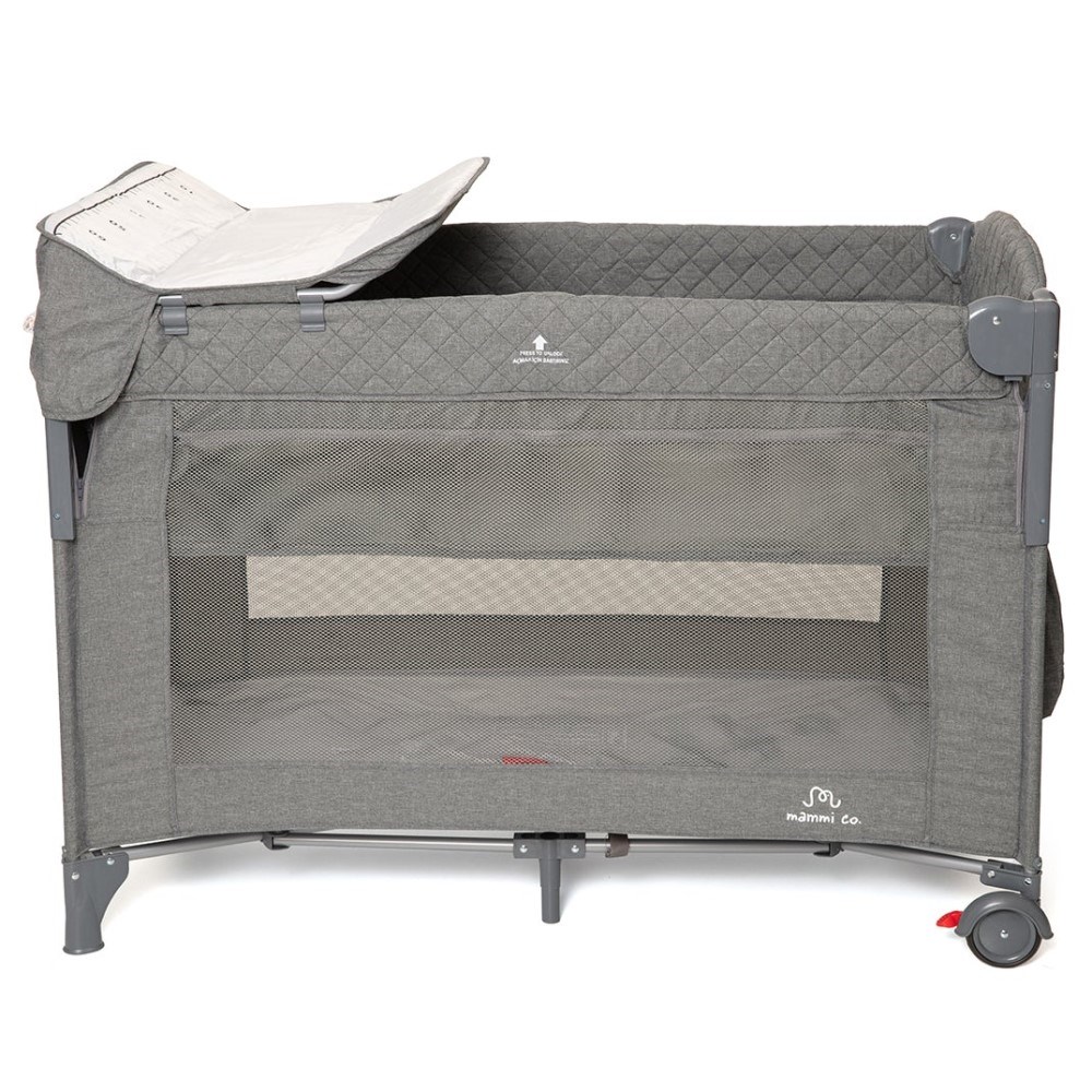 Mammi Co Luna Anne Yanı / Park Ve Seyahat Yatağı Gri 63x120 Gri