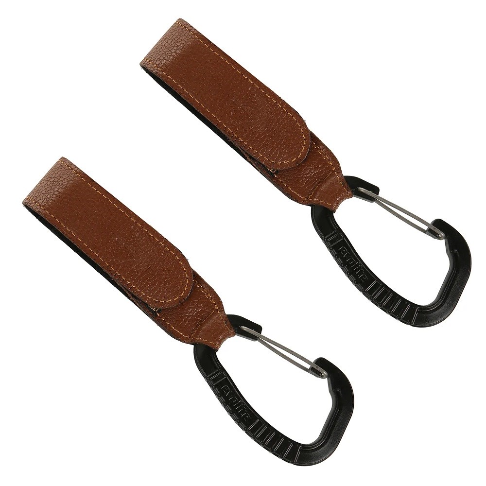 Motheric Hooks Bebek Arabası Askısı Kahverengi 