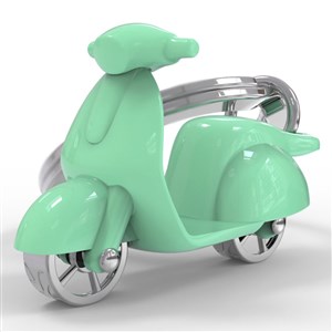 Metalmorphose Yeşil Scooter Anahtarlık