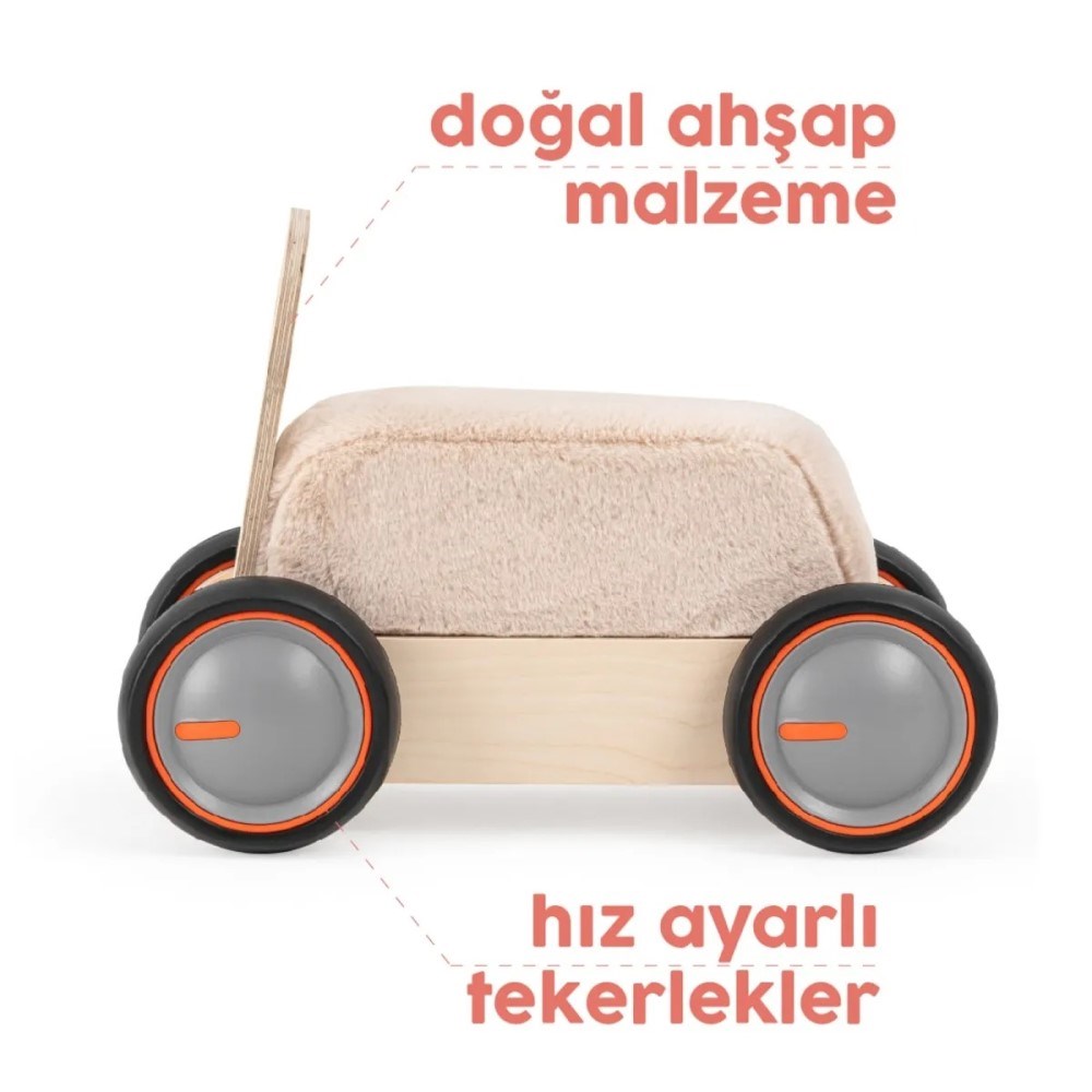 Mamatoyz DriveMe Soft Ayı Figürlü - Yürüme Arkadaşı 