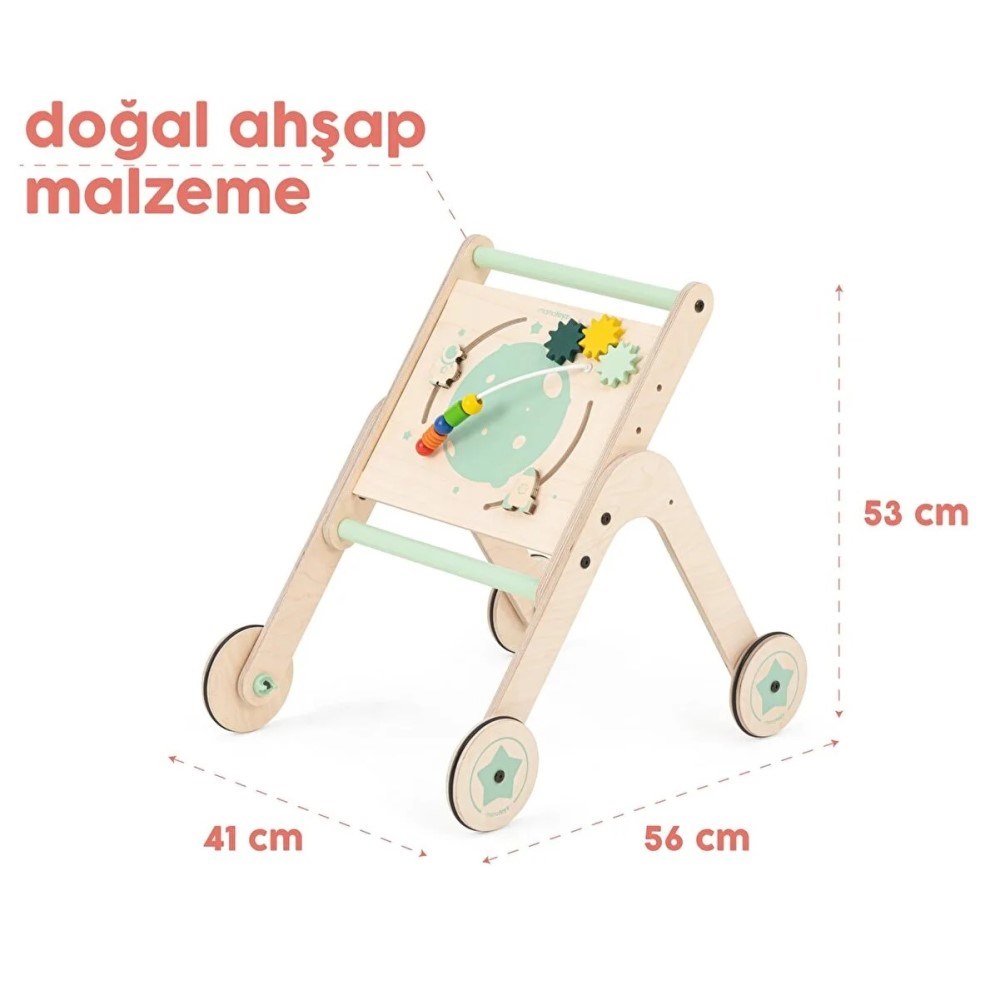 Mamatoyz Trio WalkMe Yürüteç & Aktivite Masası 