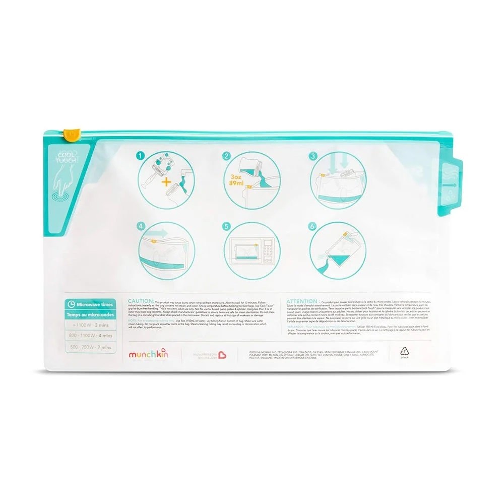 Munchkin Jumbo Mikrodalga Sterilizatör Torbaları 