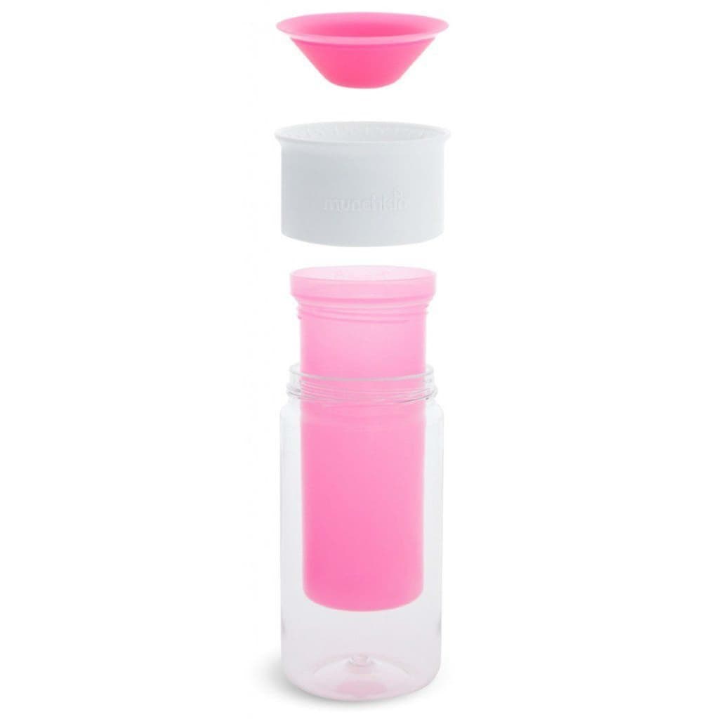 Munchkin Mucize 360 Yalıtımlı Alıştırma Bardağı 48 Ay+ 266 ml Pembe 
