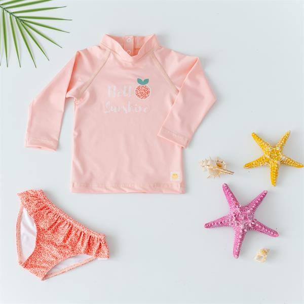 Mama Yoyo UV Korumalı Uzun Kollu Mayo Seti Sunshine Pembe