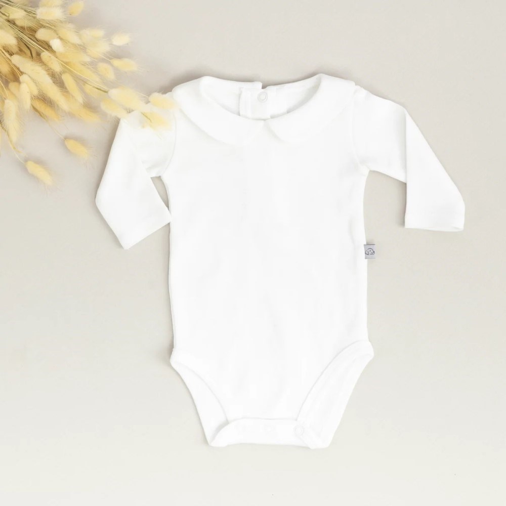 Mayys Baby Bebe Yaka Body ve Gri Triko Salopet Gri
